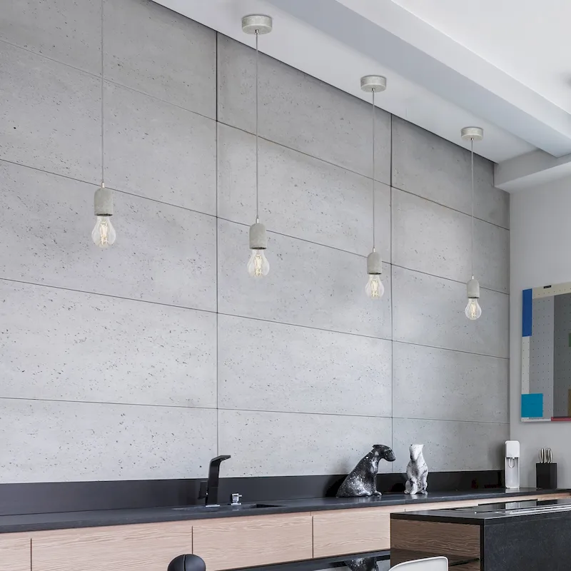 Silvares Single Light Open Bulb Mini Pendant