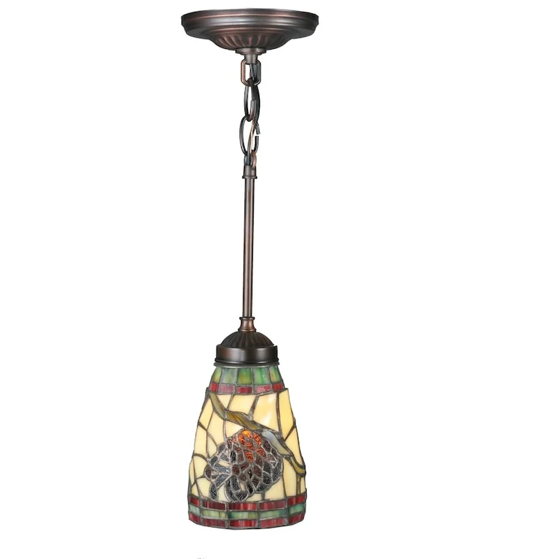 5 Inch Wide pinecone Mini Pendant