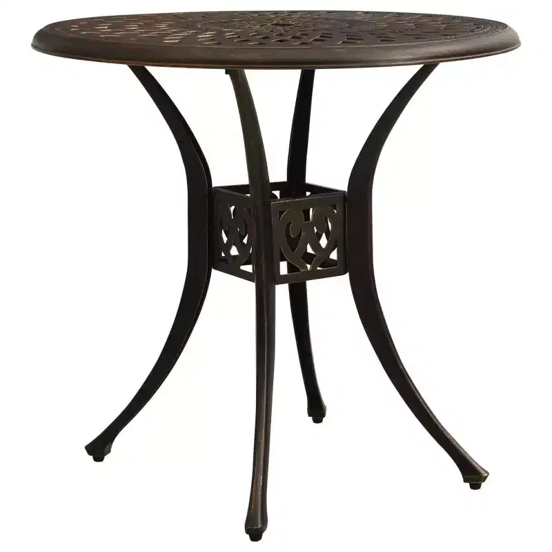 vidaXL Bistro Set Cast Aluminum Durable Bistro Set Round