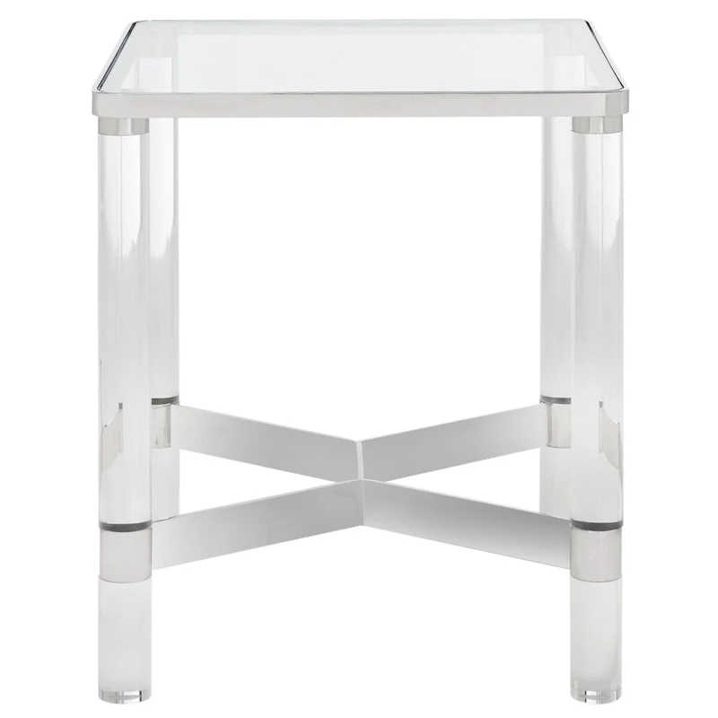 Guler Acrylic Accent Table – 20W x 20D x 24H