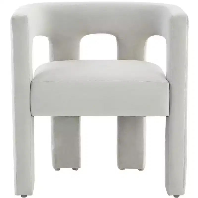 Deandre Contemporary Dining Chair - SFV4785 - Light Grey - Safavieh Couture