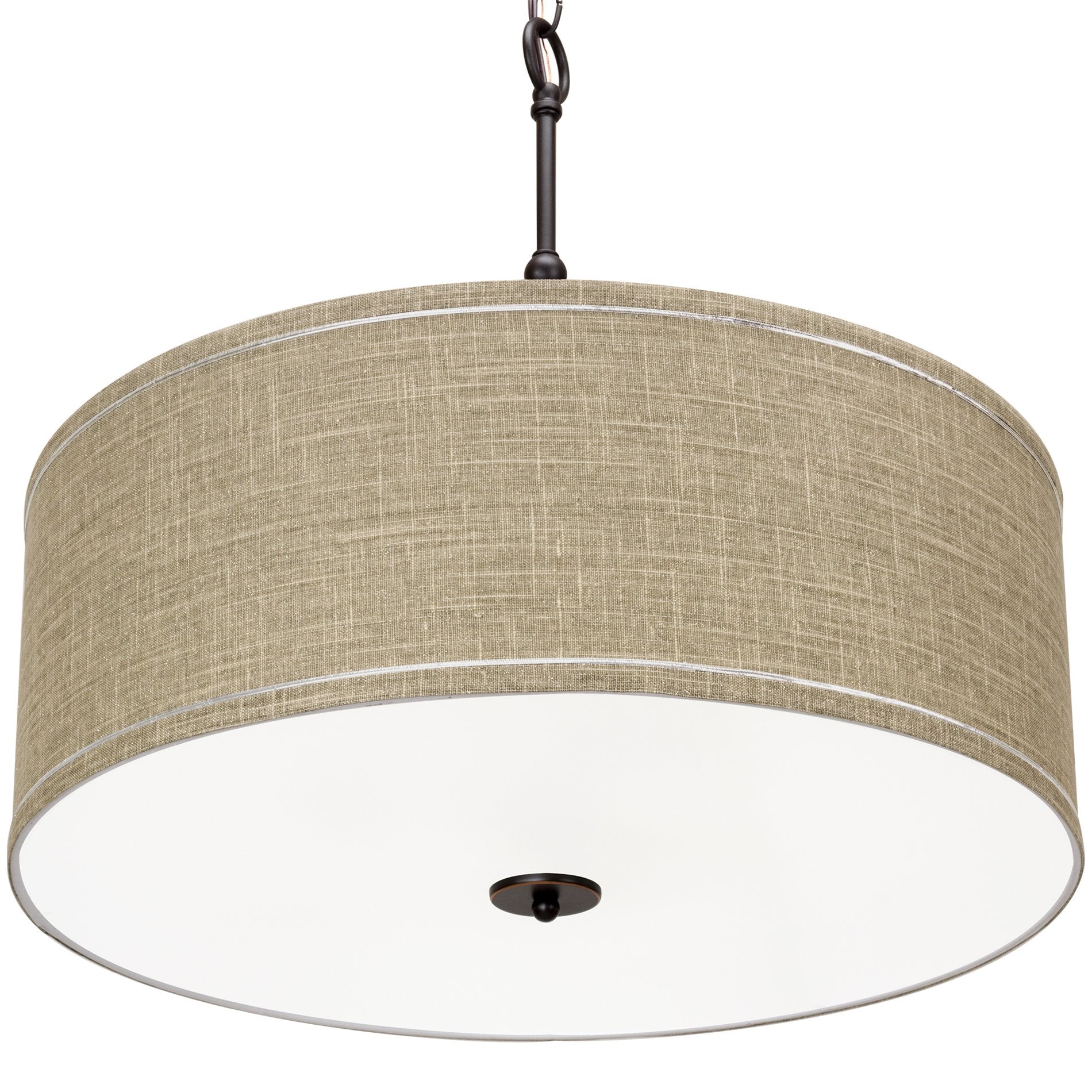 Adelade 23 Modern 3-Light Drum Pendant Chandelier