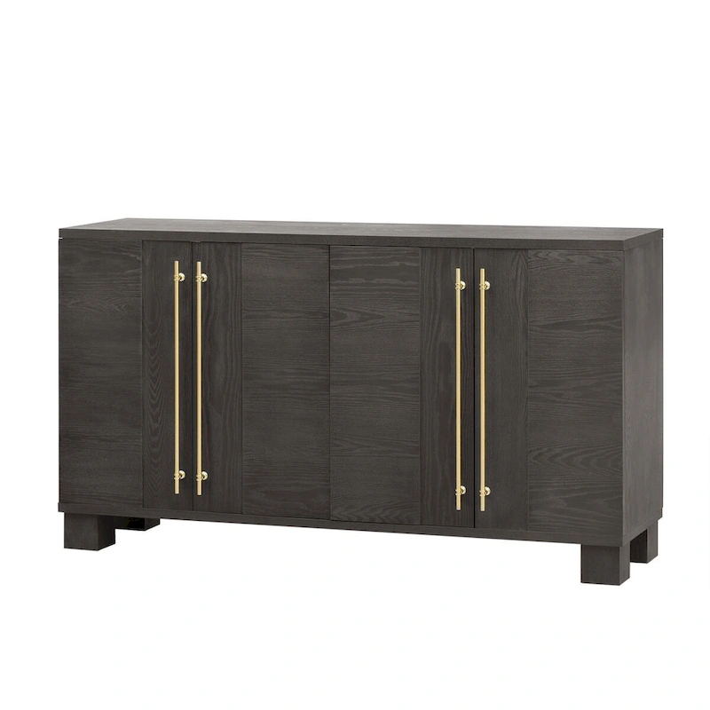 Wood Traditional Style Sideboard