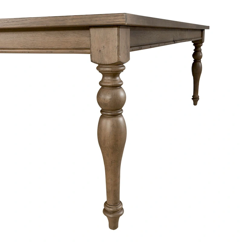 Americana Farmhouse Dusty Taupe Rectangular Leg Table
