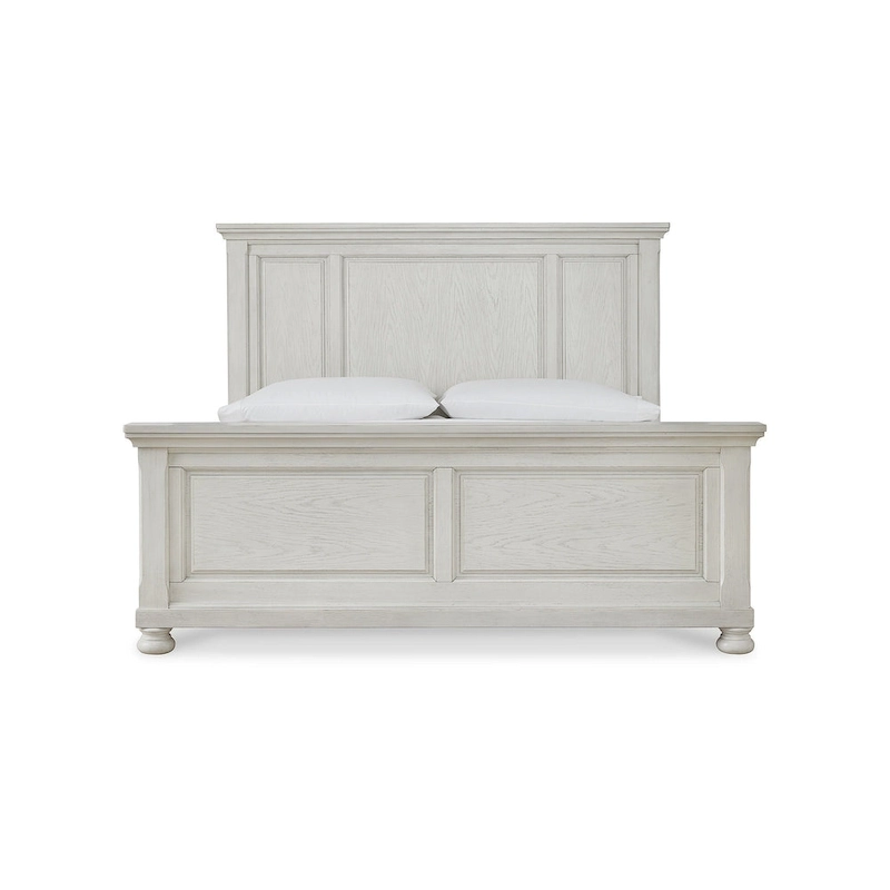 Signature Design by Ashley Robbinsdale Antique White Panel Bed