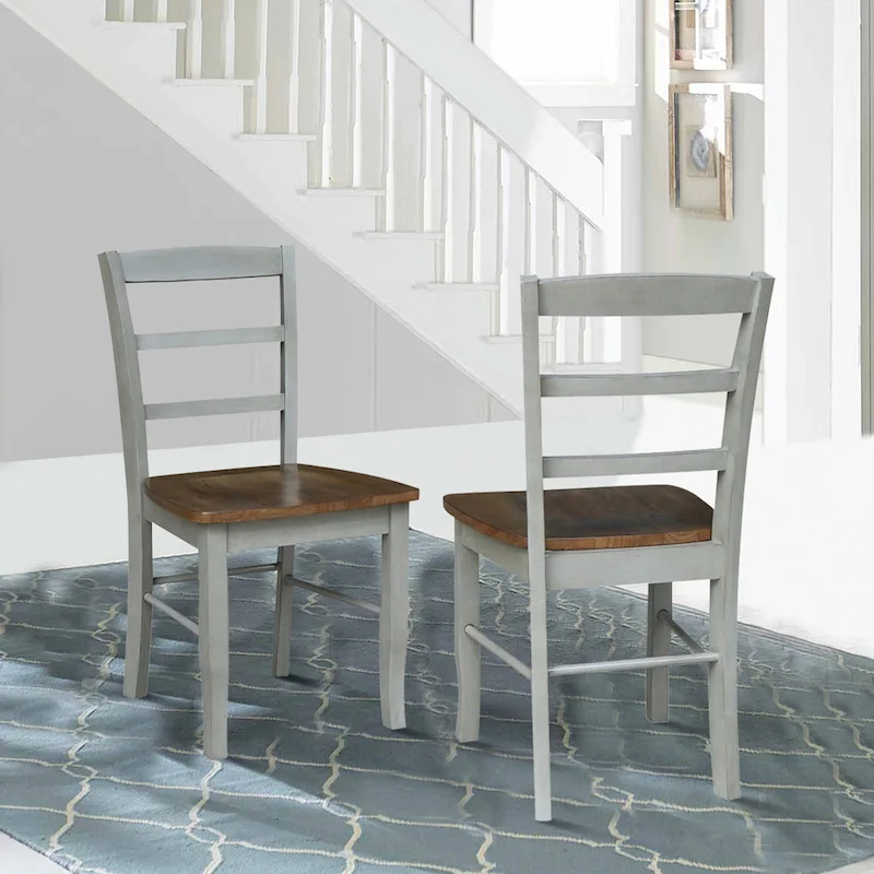 Solid Wood Ladderback Dining Chairs