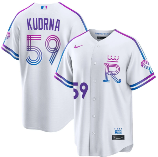 Ben Kudrna Kansas City Royals White 2026 City Connect Jersey