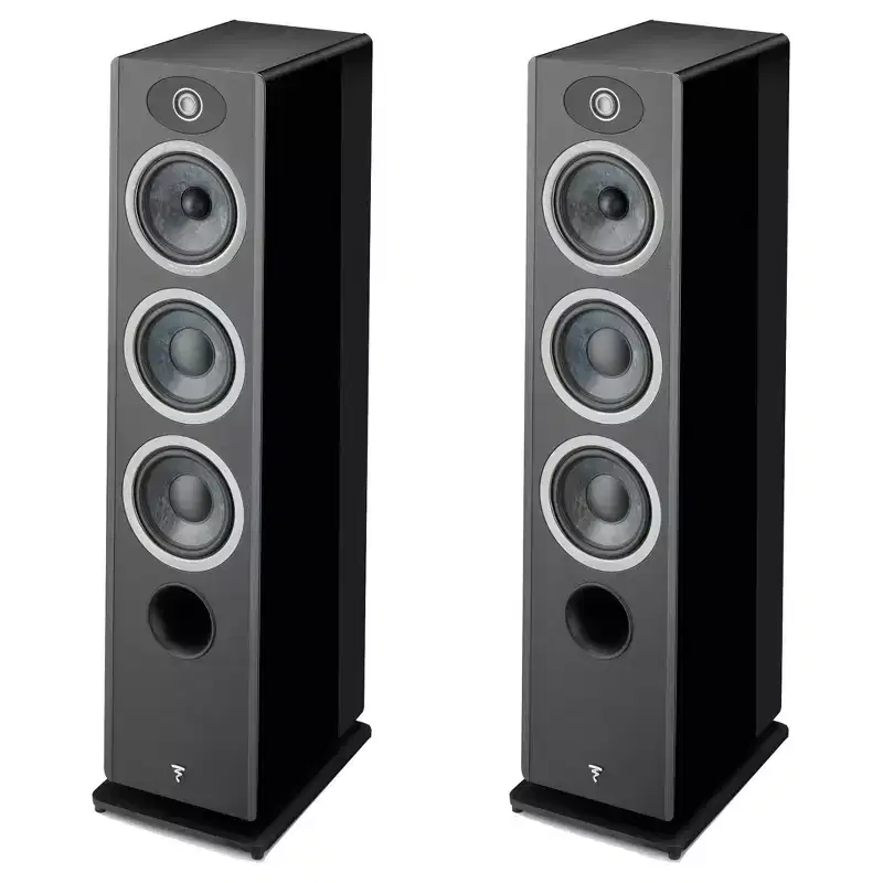 Focal Vestia No2 3-Way Floorstanding Loudspeakers finished in Black - Pair