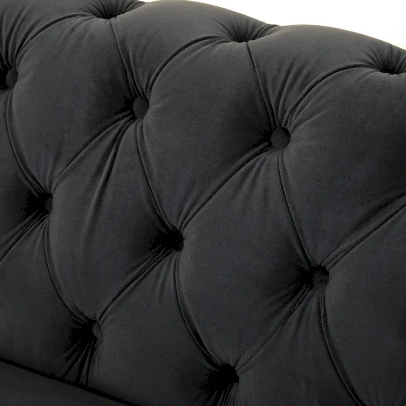 Chesterfield Velvet Loveseat Sofa