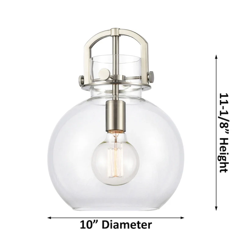 Innovations Lighting 410-1PM-11-10 Newton Sphere Pendant Newton Sphere