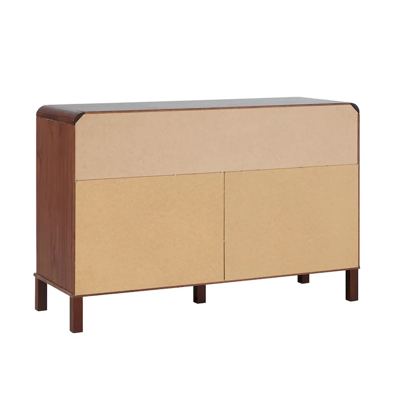 Middlebrook Curved Top Solid Wood 6-Drawer Dresser
