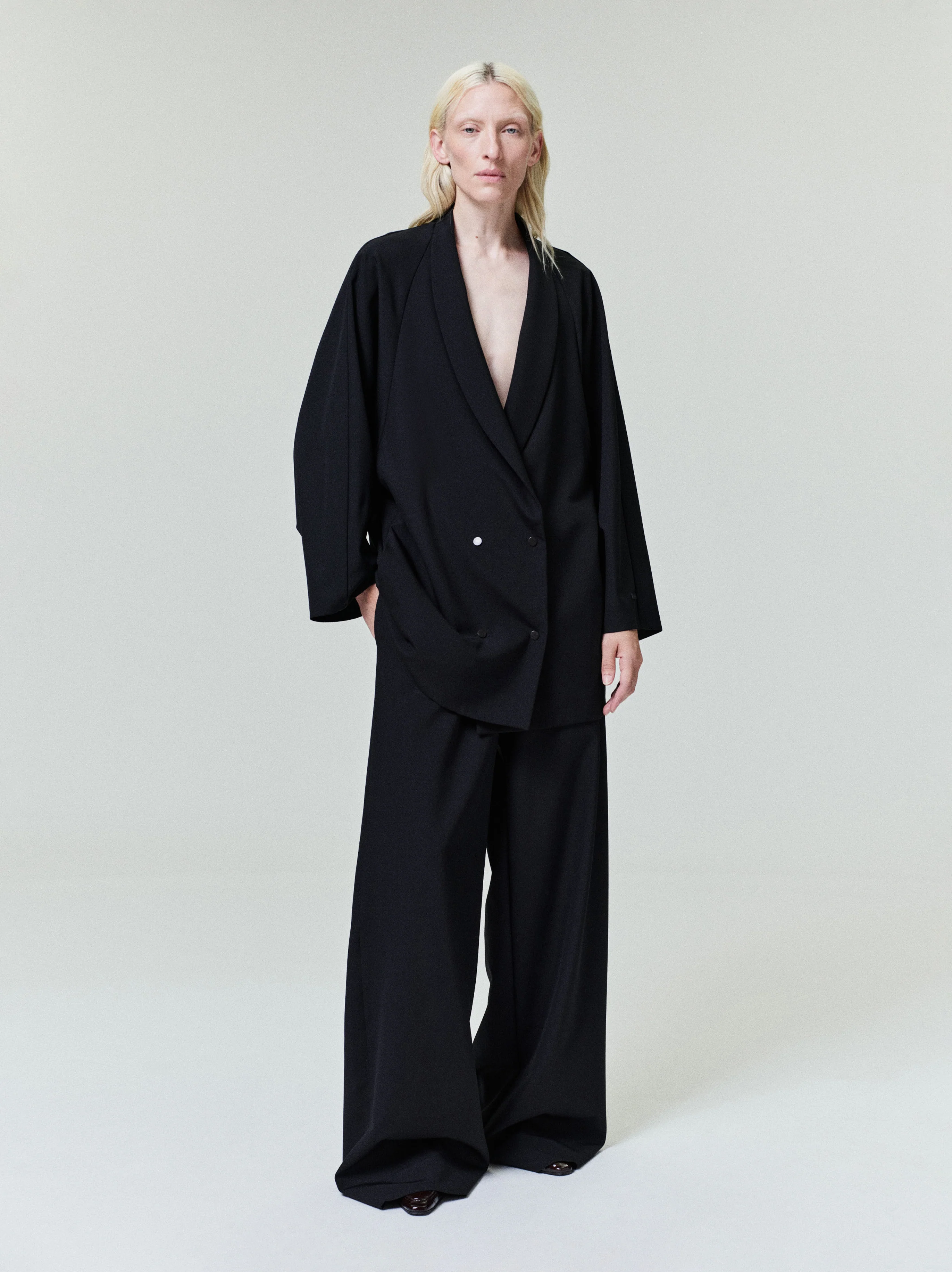 Womens Wool Ripstop Drawstring Pants