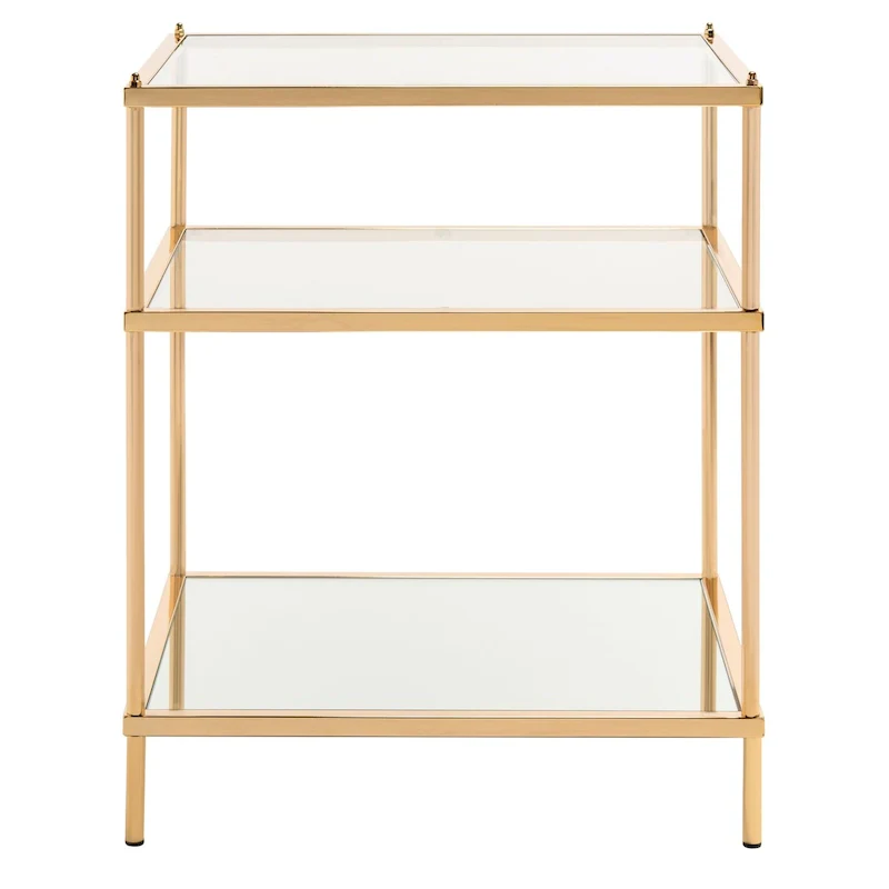 SAFAVIEH Vida 3-Tier Accent Table - 22 W x 18 D x 27 H - 22Wx18Dx27H