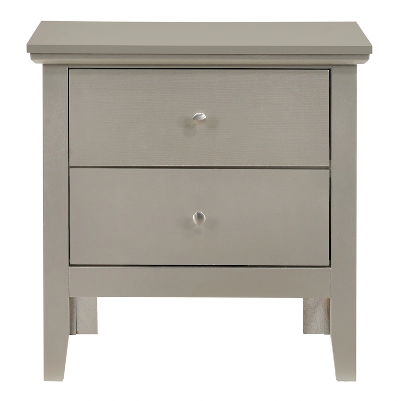 Primo 2-Drawer Nightstand (24 in. H x 19 in. W x 15.5 in. D)