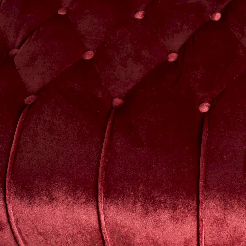 Rubie Modern Glam Tufted Velvet Chaise Lounge by Christopher Knight Home