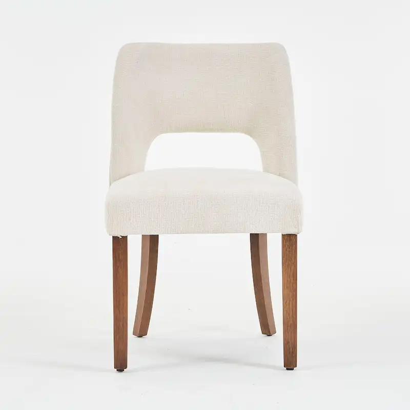 Set of 4 Fabric-upholstered Dining Chairs