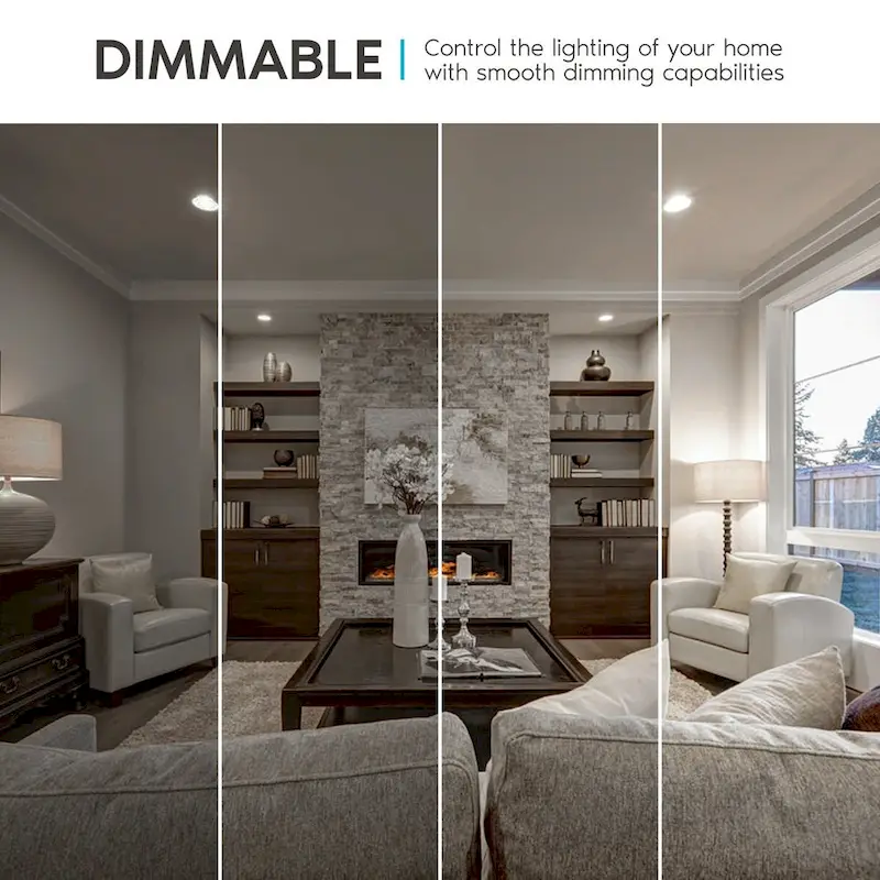 Luxrite A15 LED Light Bulb, 40W Equivalent, Dimmable, 600 Lumens, Enclosed Fixture Rated, Energy Star, E26(24 Pack)