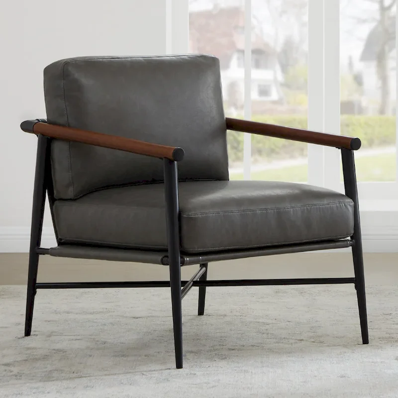 Mid Century Modern Upholstered Accent Chair