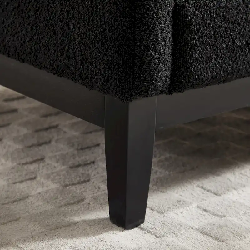 35.4 W Modern Reading Chair,Upholstered Accent Chair with Pillows and Wood Legs