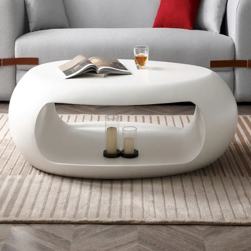 Modern Oval Coffee Table