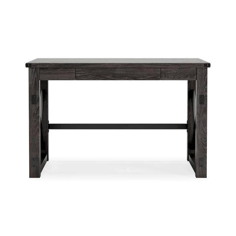 Freedan Grayish Brown Home Office Desk