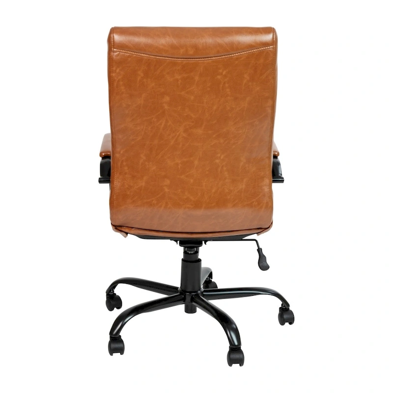 High Back LeatherSoft Executive Swivel Office Chair with Chrome Base