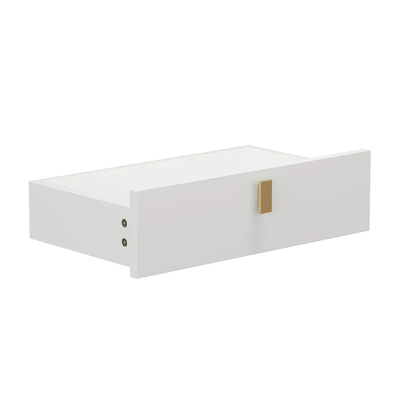 Natural Mid-Century Modern 3-Drawer Nightstand Bedside Table