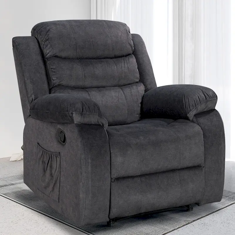 Soft Recliner Chair with Massage and Heat Function