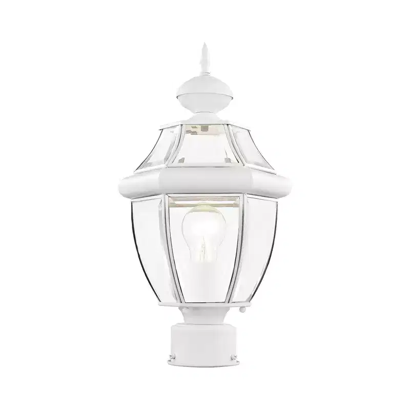 Livex Lighting Monterey 1 - Light Post Light in White