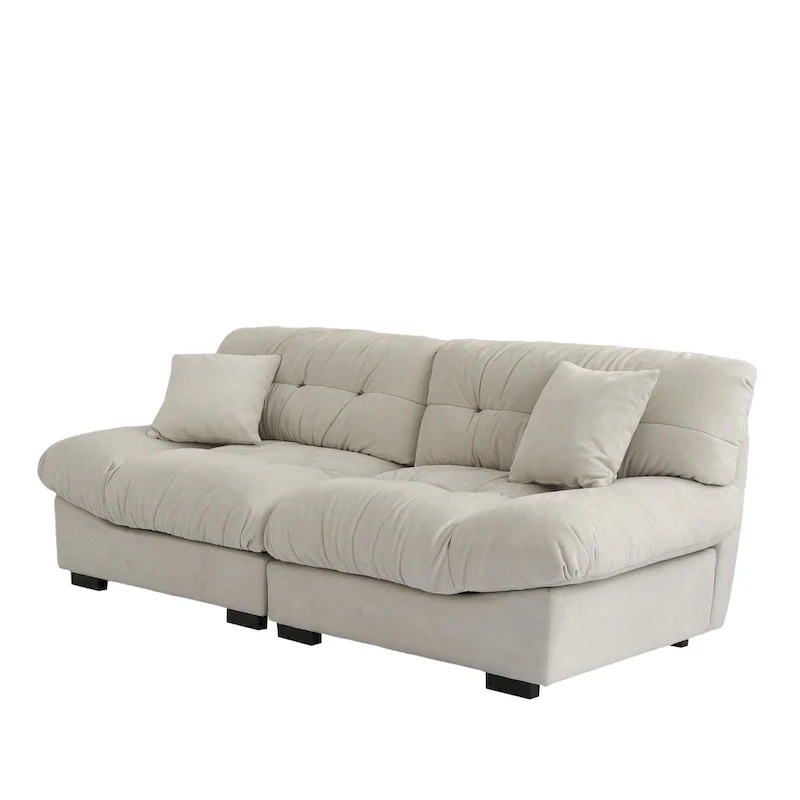 89 Tufted Sofa Cloud Shaped Couch