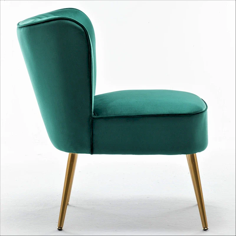 Us Pride Furniture Sauter 23.2 Wide Mid-Century Modern Microfiber Accent Chair