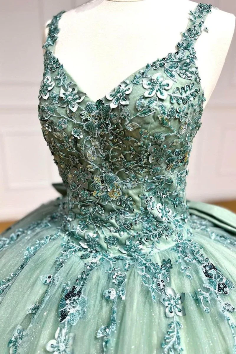 Quinceanera Ball Gown Sweetheart Quinceanera Dresses With Appliques