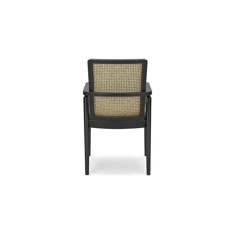 Signature Design by Ashley Galliden Black/Gray Dining Arm Chair - 22.13W x 22.38D x 35.13H