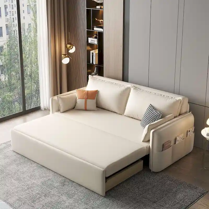 Convertible Sleeper Sofa Bed with Storage