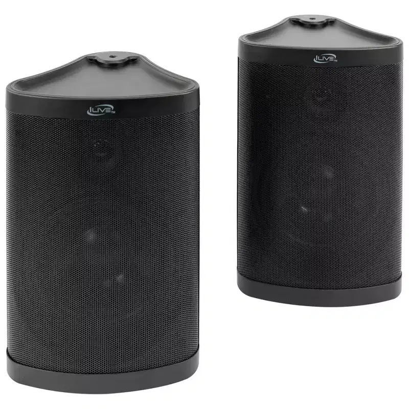 iLive Patio+ IP44 Water-Resistant Indoor/Outdoor Bluetooth Speakers, ISBW763BDL