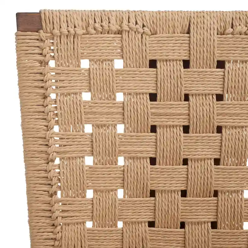 SAFAVIEH Couture Justice Woven Dining Chair (Set of 2) - 19 In. W x 24 In. D x 35 In. H - 19Wx24Dx35H