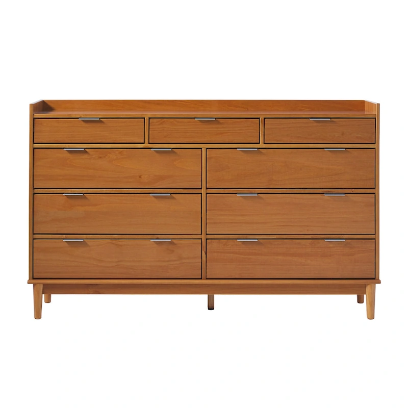 Middlebrook Modern Gallery Top Solid Wood Dresser