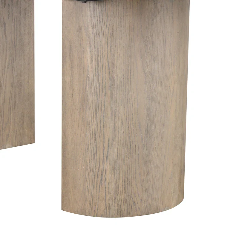 Furniture of America Lenn Modern Farmhouse Oak 102-inch Wood Extendable Dining Table