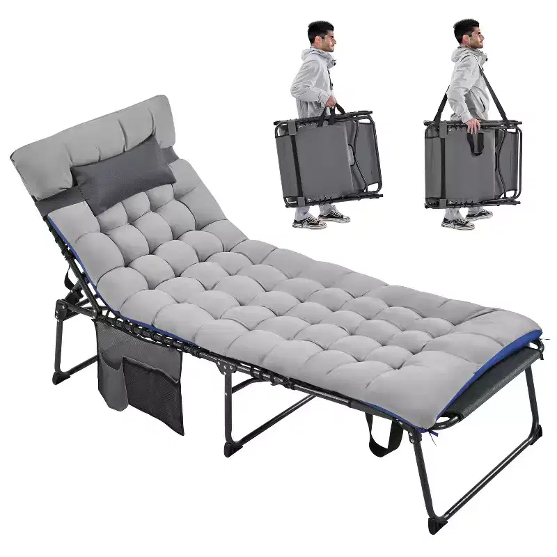 Yaheetech Folding Chair with Removable Padded Cushion and 5 Adjustable Position