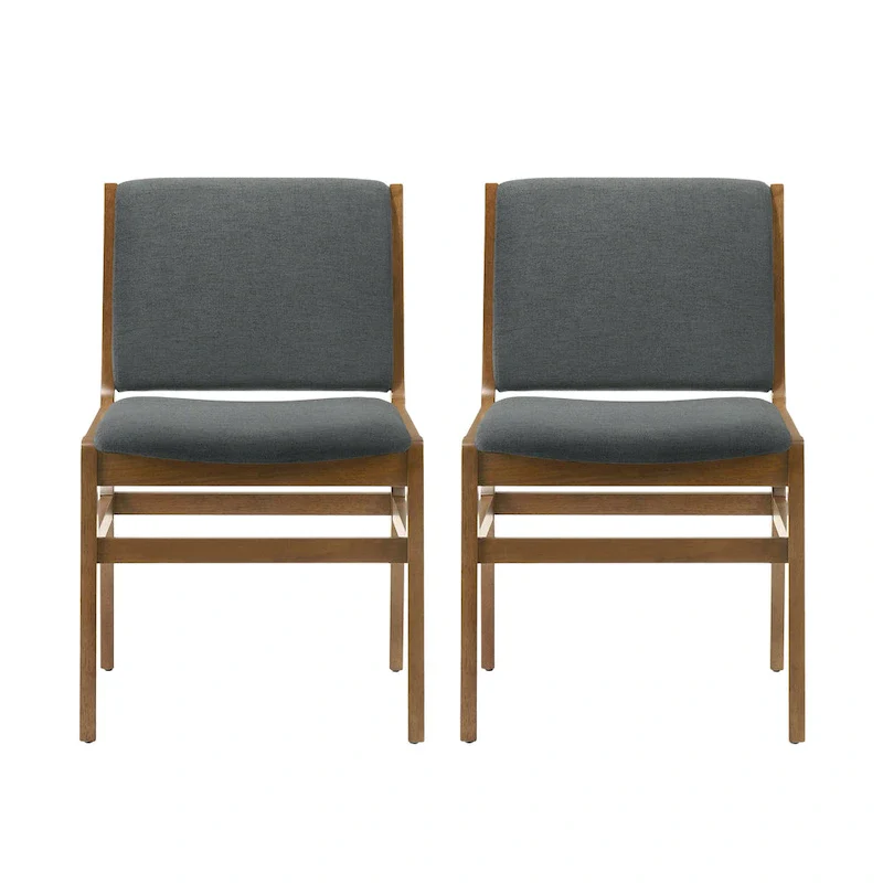 Coston Upholstered Dining Chairs by Christopher Knight Home- Set of 2