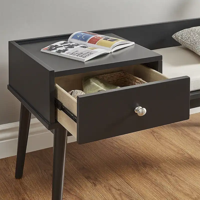 Niklas 1-drawer Cushioned Entryway Bench iNSPIRE Q Modern