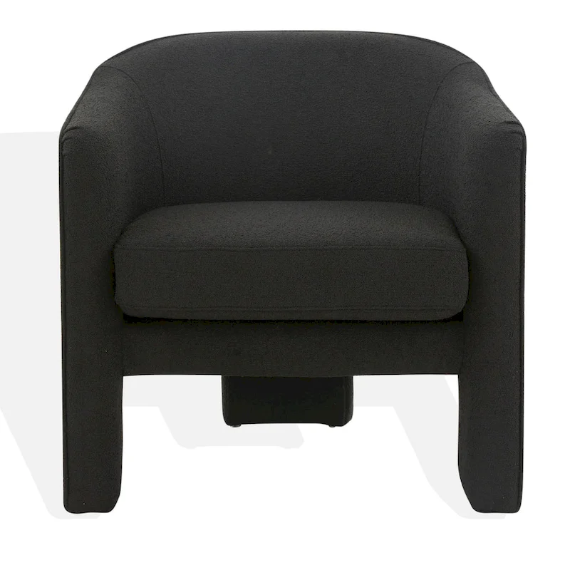 SAFAVIEH Couture Evchen Velvet Accent Chair - 30 W x 28 L x 30 H - 30Wx28Dx30H