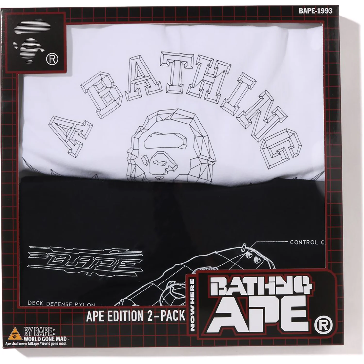 BAPE MENS TEE PACKAGE BOX #2