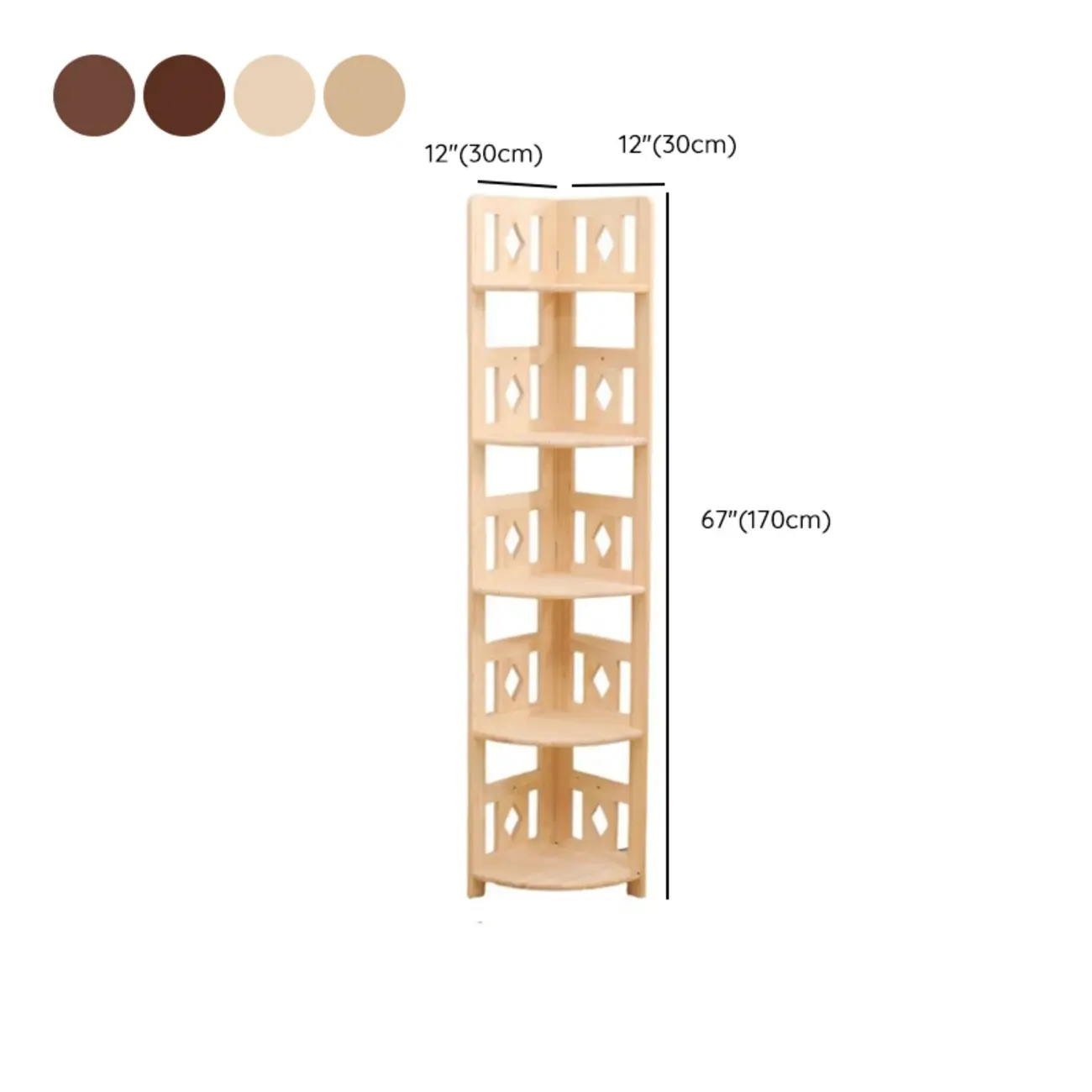 Free Standing Pine Wood Wine Racks with Bar Glass Holder Shelf