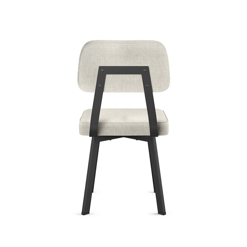 Amisco Clarkson Upholstered Dining Chair with Metal Legs