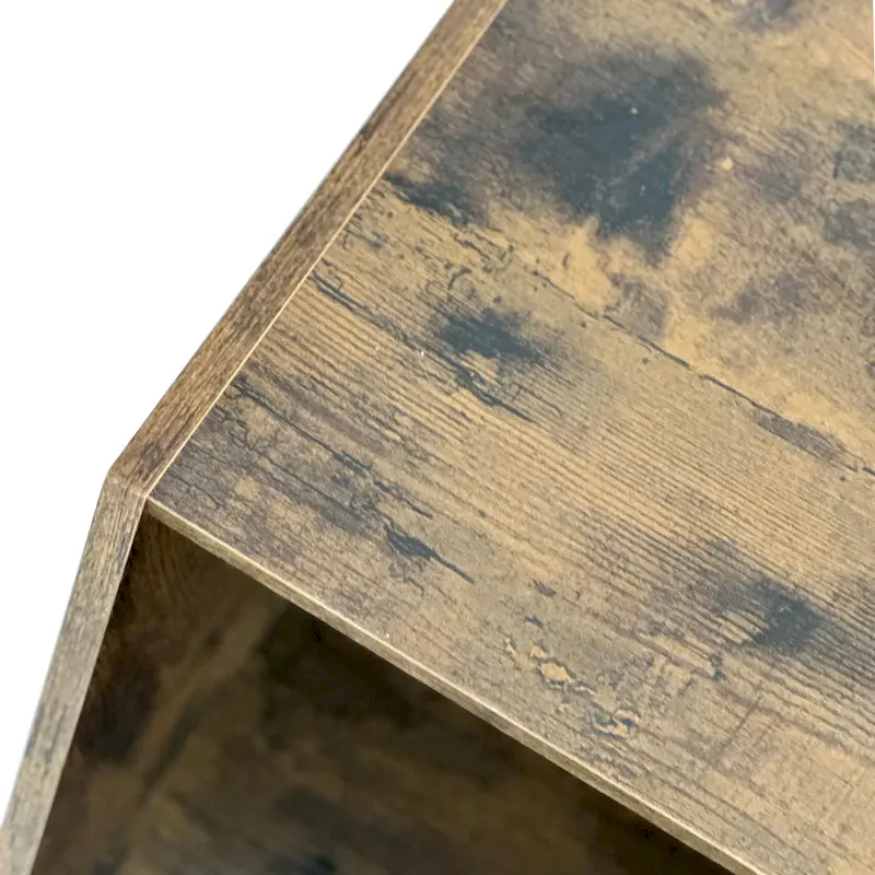 White Hexagonal Coffee Table Set of 2