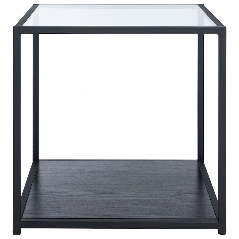 SAFAVIEH Arminta Square Lower Shelf Accent End Table - 19.7 W x 19.7 L x 19.7 H - 20Wx20Dx20H