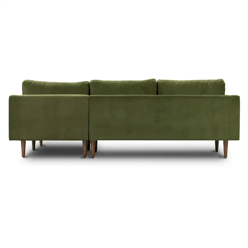 104.5 Fabric right-side sectional sofa