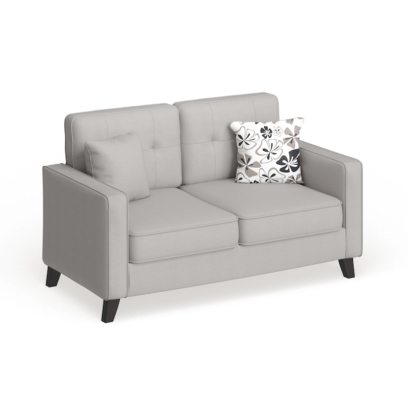 Mid-century Fabric Loveseat