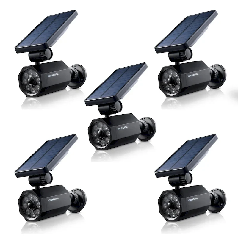 Bell + Howell Bionic Spotlight Original LED Solar Outdoor Motion Sensor Light - 5 Pack